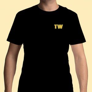 Tilt Wear black T-Shirt w/ yellow/red design